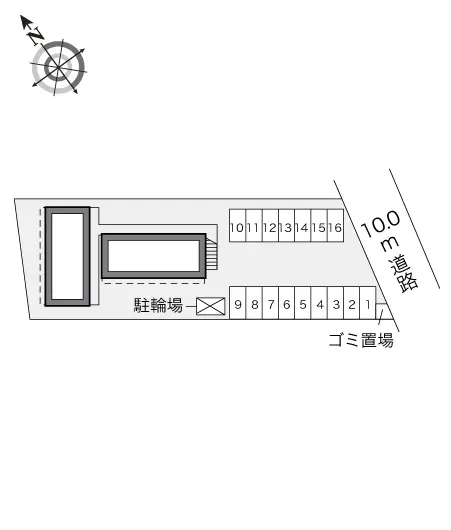 札幌市清田区里塚緑ケ丘９丁目　月極駐車場（LP）